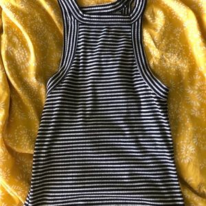 Striped halter top